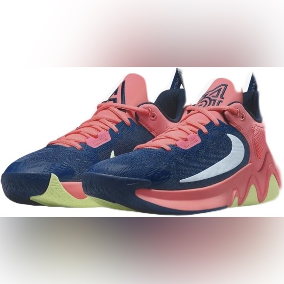 Nike Giannis IMMORTALITY 2 Women’s Size 9 Blue, Pink, and Green Tennis Shoes - Picture 1 of 12
